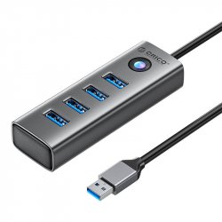 Orico Hub USB-A to 4xUSB-A 3.0 - grey