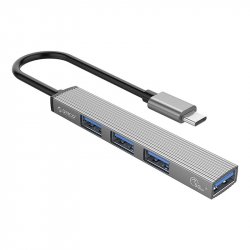 Orico Hub USB-C to USB-A 3.0 3xUSB-A 2.0 - grey