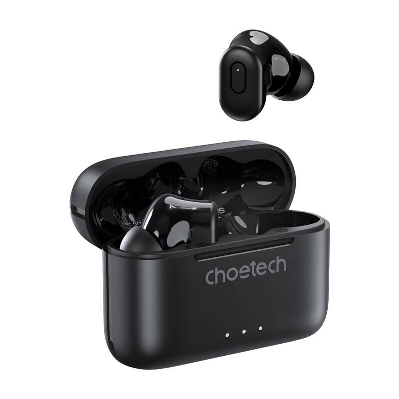 TWS Choetech BH-T15 ANC ENC Wireless Headphones (black)