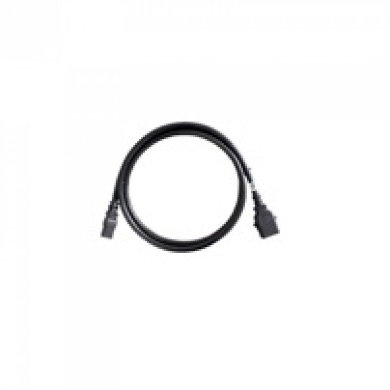 Set of 6 IEC C13/C14 SecureLock cable Black - 0.5m