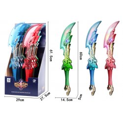 Sea&Sun - Machete w. Light & Sound 8pcs display (6614A)