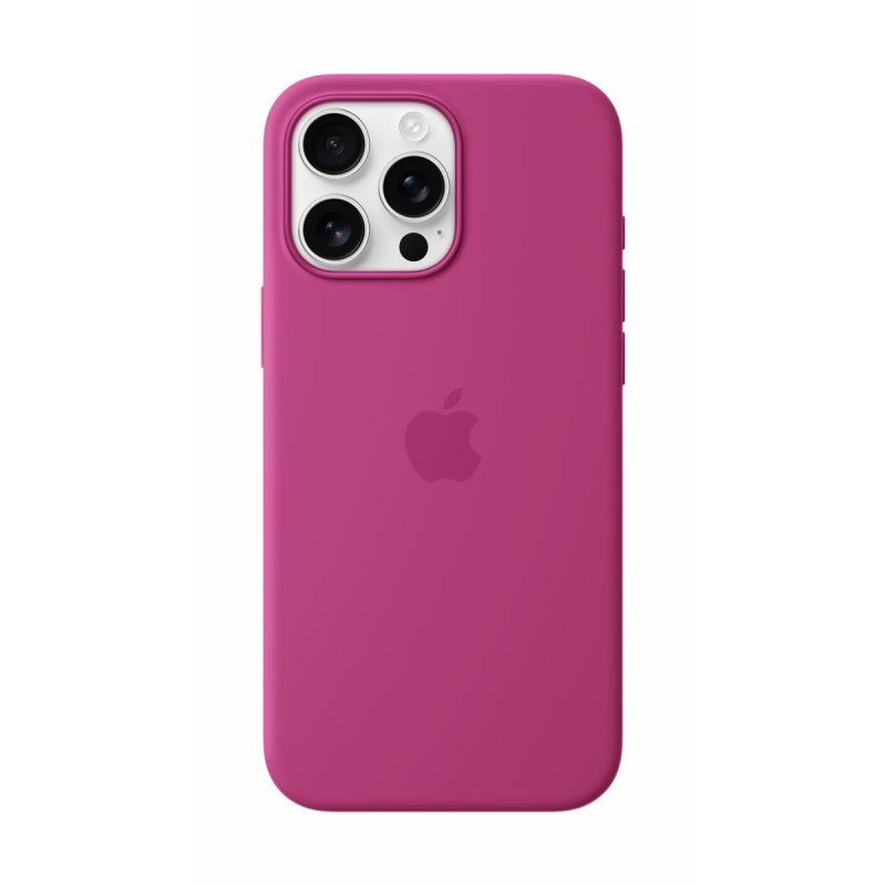 IPHONE16 PRO MAX SILICONE CASE WITH MAGSAFE - FUCHSIA