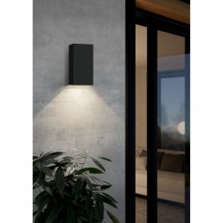 EGLO - Eremitana-Z outdoor wall lamp black - RGB TW - Zigbee, Bluetooth