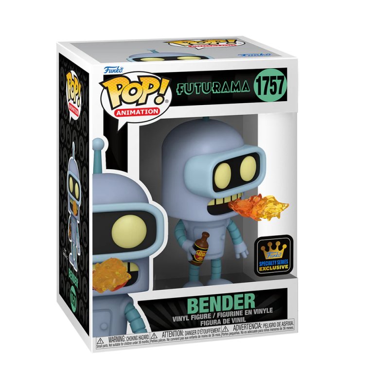 FUTURAMA - POP TV N° 1757 - Bender avec Chase (GW)