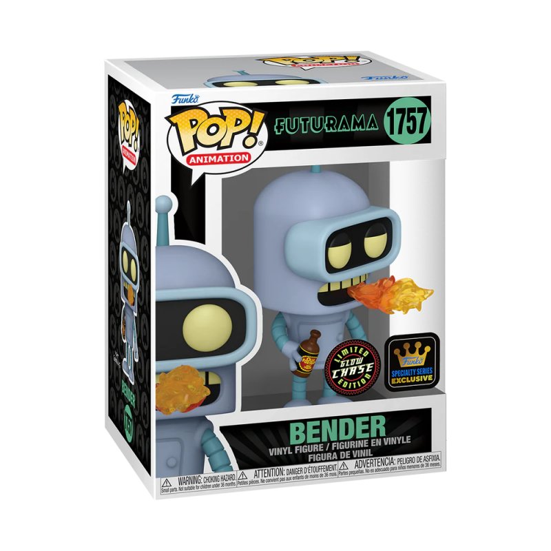 FUTURAMA - POP TV N° 1757 - Bender avec Chase (GW)