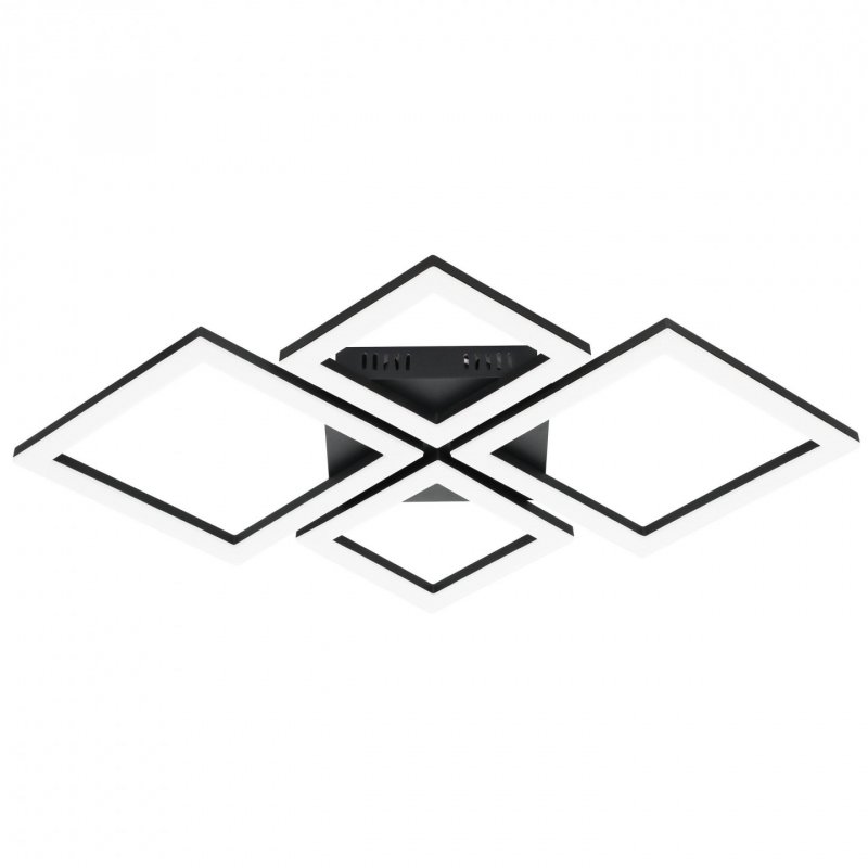 EGLO - Paranday-Z ceiling lamp w/squares black 47x43 - TW - Zigbee, Bluetooth