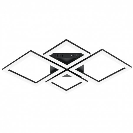 EGLO - Paranday-Z ceiling lamp w/squares black 47x43 - TW - Zigbee, Bluetooth