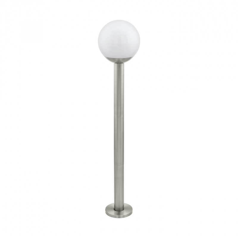 EGLO - Nisia-Z outdoor floor lamp stainless steel and white H98 - RGB TW - Zigbee, Bluetooth