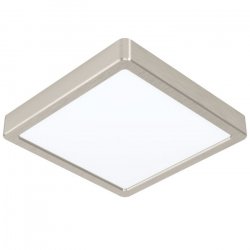 EGLO - Fueva-Z ceiling lamp brushed steel 21x21 - TW - Zigbee, Bluetooth