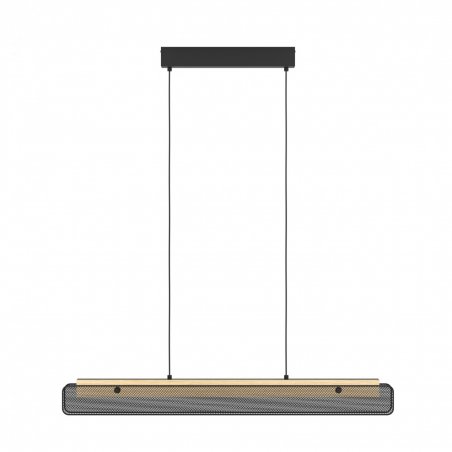 EGLO - Kokomo-Z Long Table Pendant Black L99 - RGB TW - Zigbee, Bluetooth