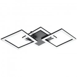EGLO - Paranday-Z ceiling lamp w/squares black 65x31 - TW - Zigbee, Bluetooth