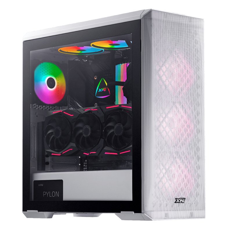 CAJA GAMING XPG DEFENDER E-ATX 2XUSB SIN FUENTE BLANCO