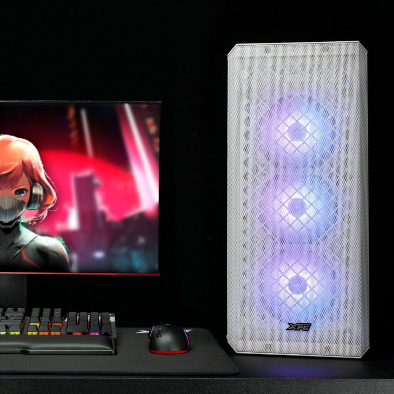 CAJA GAMING XPG DEFENDER E-ATX 2XUSB SIN FUENTE BLANCO
