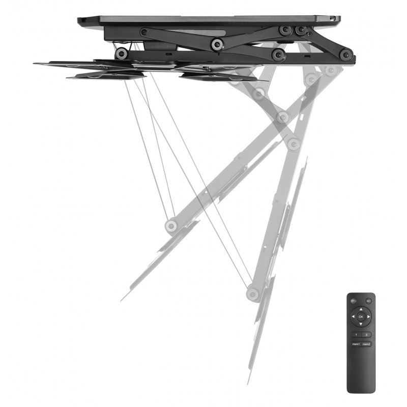 My Wall Motorisierter & klappbarer Deckenhalter für LCD TV Für Bildschirme 23“ - 55 “ (58 - 140 cm)