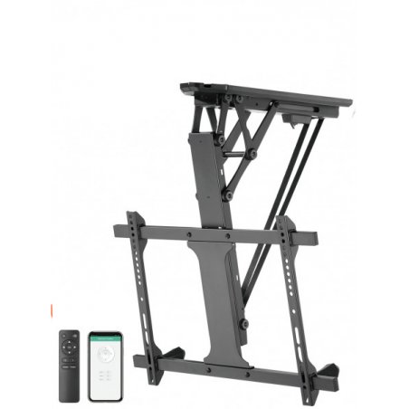My Wall Motorisierter & klappbarer Deckenhalter für LCD TV Für Bildschirme 32"-70" (81cm-176cm), mit Smart-Home
