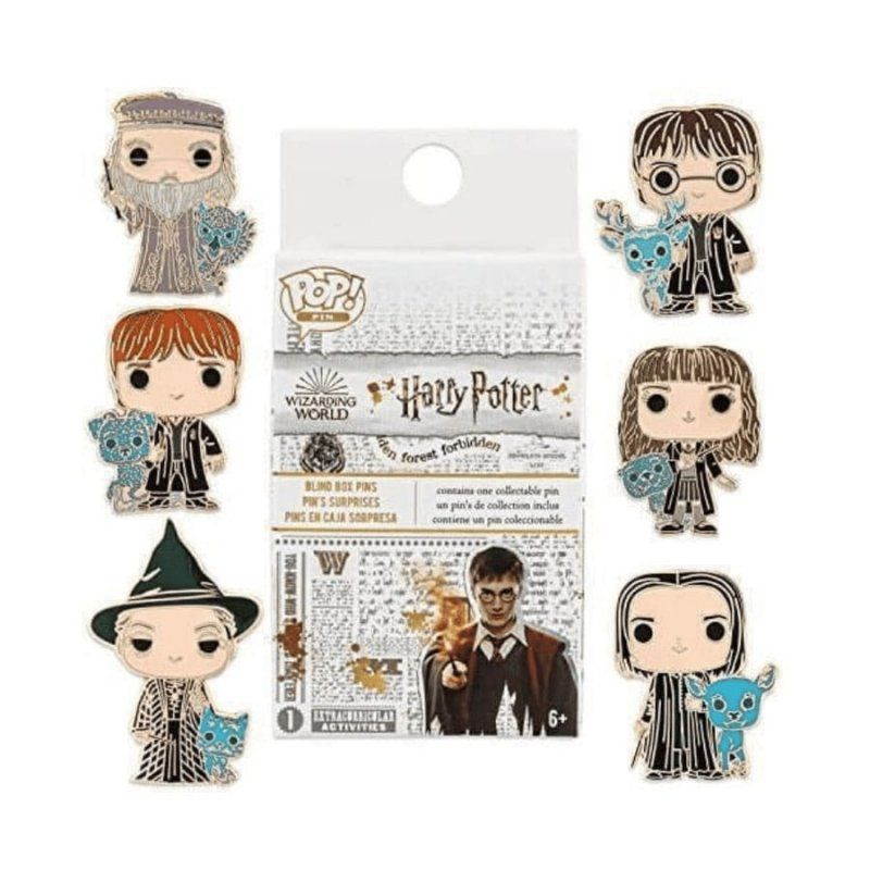 Loungefly: Warner Bros. - Harry Potter: Stained Glass - Blind Box Enamel Pins Set