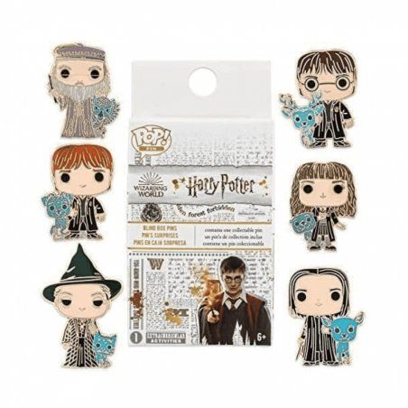 Loungefly: Warner Bros. - Harry Potter: Stained Glass - Blind Box Enamel Pins Set