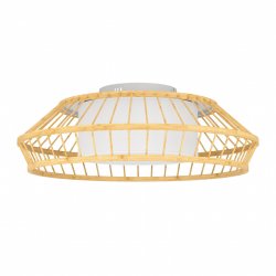 EGLO - Yuku-Z ceiling lamp bamboo Ø46 - RGB TW - Zigbee, Bluetooth