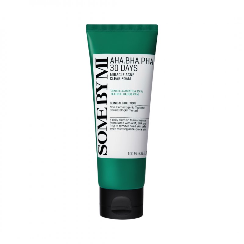 AHA BHA PHA 30 Days Miracle Acne Clear Foam