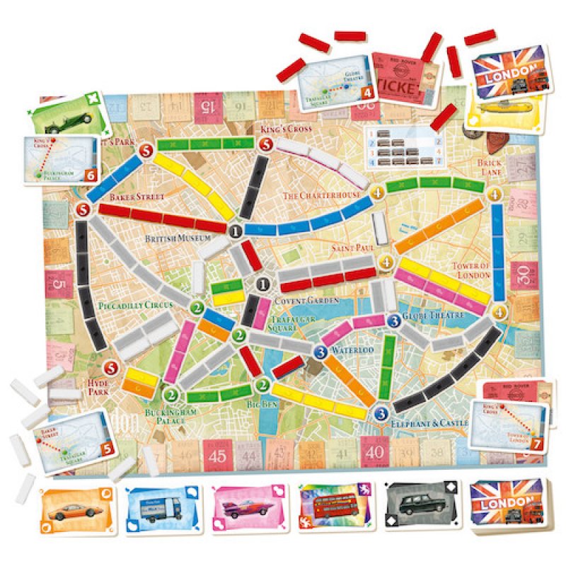 Asmodee Ticket to Ride: London Jeu de société Famille