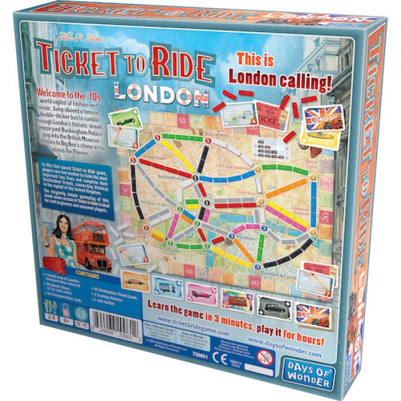 Asmodee Ticket to Ride: London Jeu de société Famille
