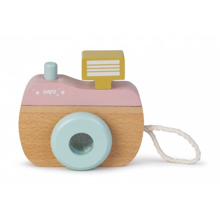 SARO - Wood Camera - Pink (SAO33432)