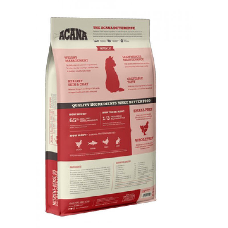 Acana Indoor Entrée croquette pour chat 4,5 kg Adulte Poulet