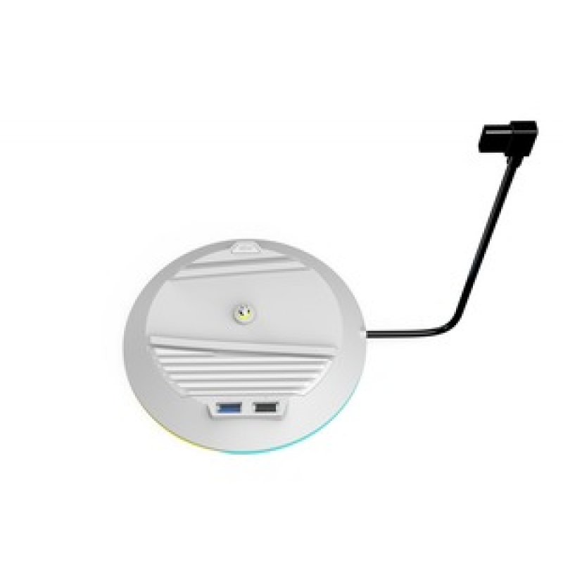 SOCLE VERTICAL CYBER A03 RGB POUR PLAYSTATION 5 SLIM BLANC