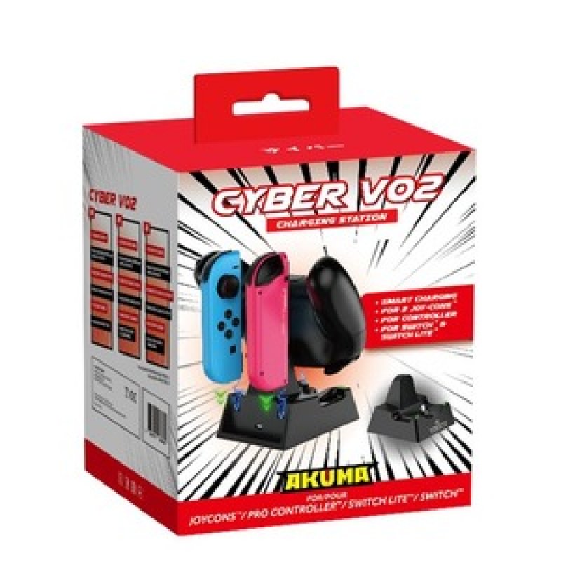 STATION DE CHARGE CYBER V02 SWITCH / MANETTE DUAL / MANETTE PRO