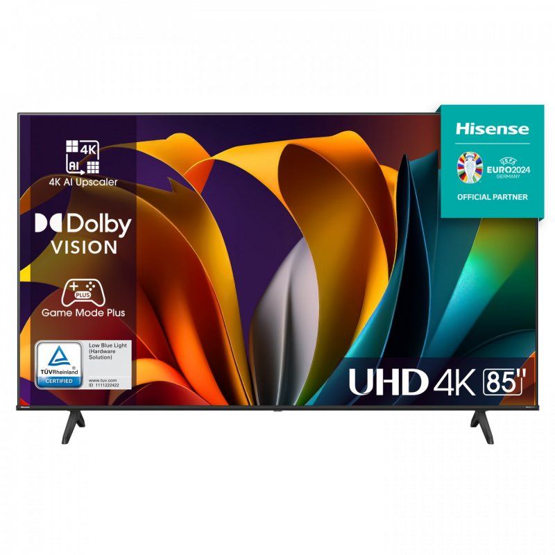 Hisense 85A6N TV 2.16 m (85") 4K Ultra HD Smart TV Wi-Fi Black 400 cd/m²