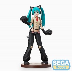Hatsune Miku Project DIVA Arcade Future Tone statuette PVC SPM Hatsune Miku Kitty Cat 23 cm