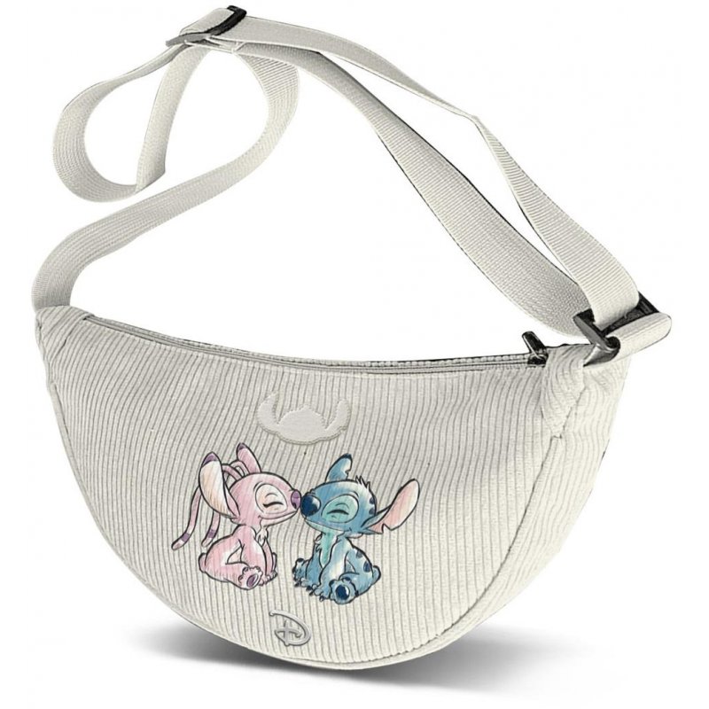 STITCH & ANGEL - Corduroy - Sac à Bandouilère 'Banane'