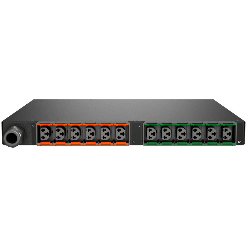 Vertiv Geist MGU3E1R6-12CF13-3PS6B2H10-S power distribution unit (PDU) 12 AC outlet(s) 0U Black
