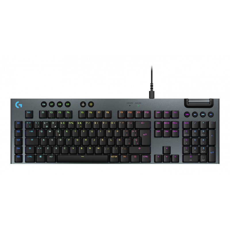 Logitech G G915 X keyboard Gaming USB QWERTY Spanish Black
