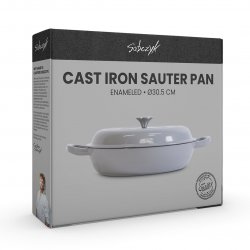Sobczyk - Enameled cast iron sauté pan - 30.5cm