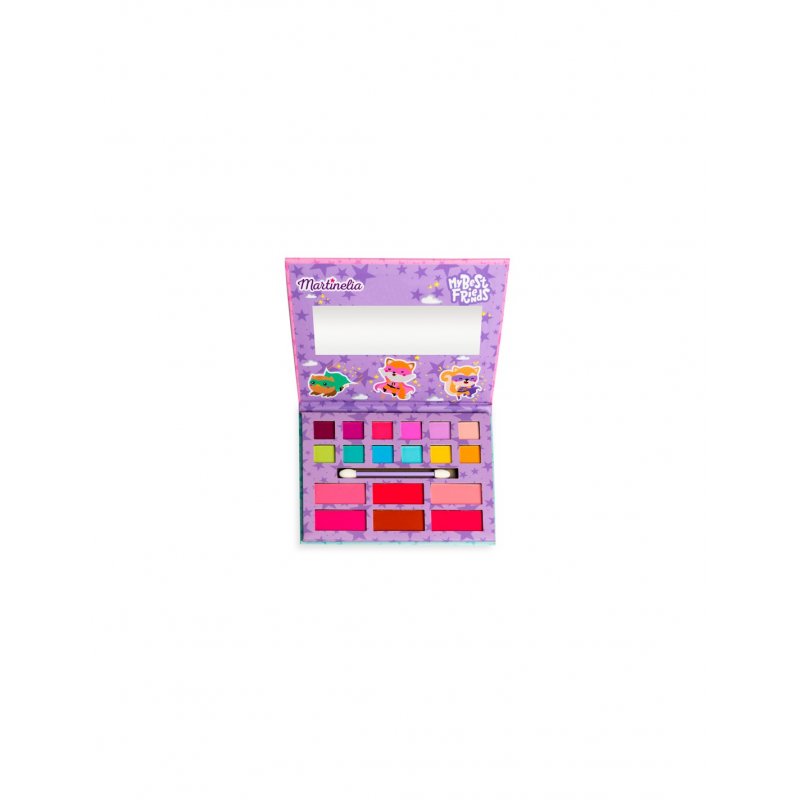 MARTINELIA MY BEST FRIENDS EYES & BLUSH PALETA 12 SOMBRAS