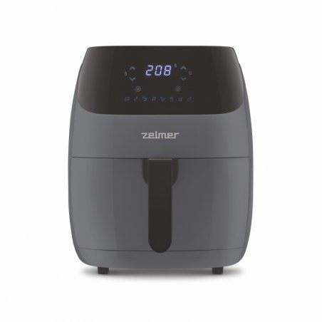 Zelmer ZAF5502G friteuse Unique 5 L Autonome 1500 W Friteuse sans huile Noir, Gris