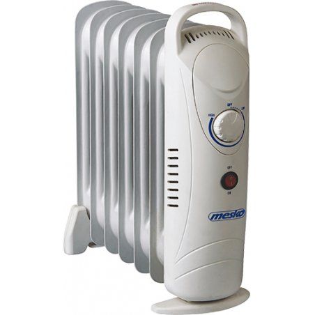 Mesko Home MS7804 Indoor White 700 W Oil electric space heater
