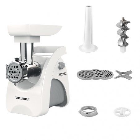 Zelmer ZMM9801B mincer 2200 W Stainless steel White