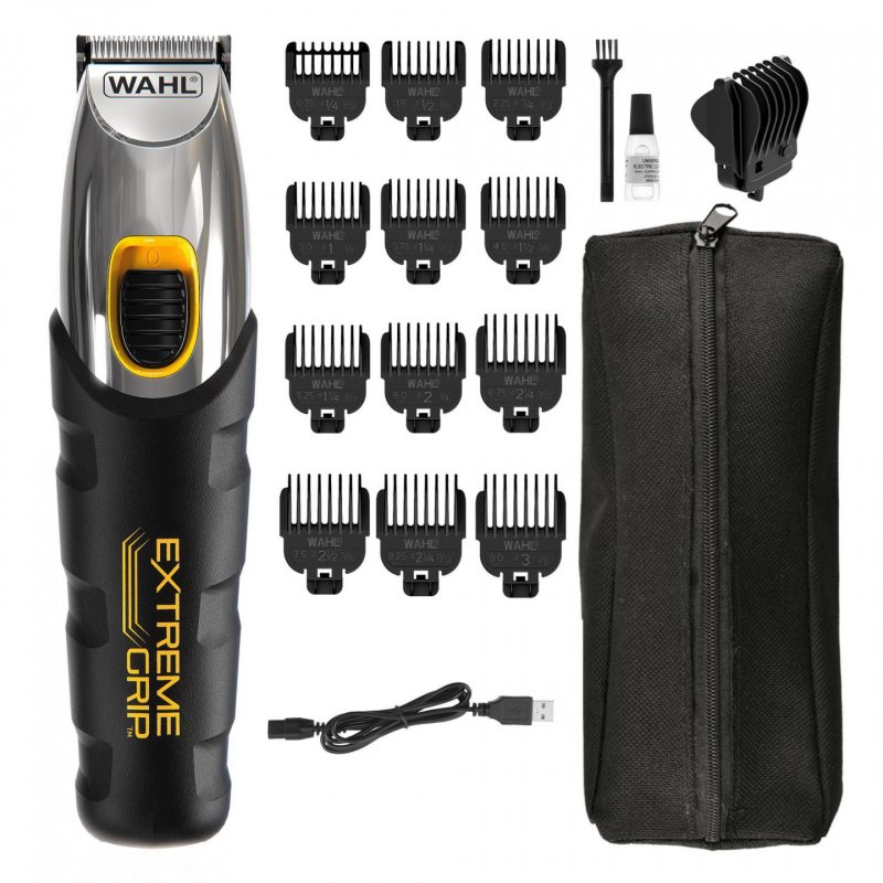 Wahl Extreme Grip AC/Batterie 1,1 cm Noir, Acier inoxydable