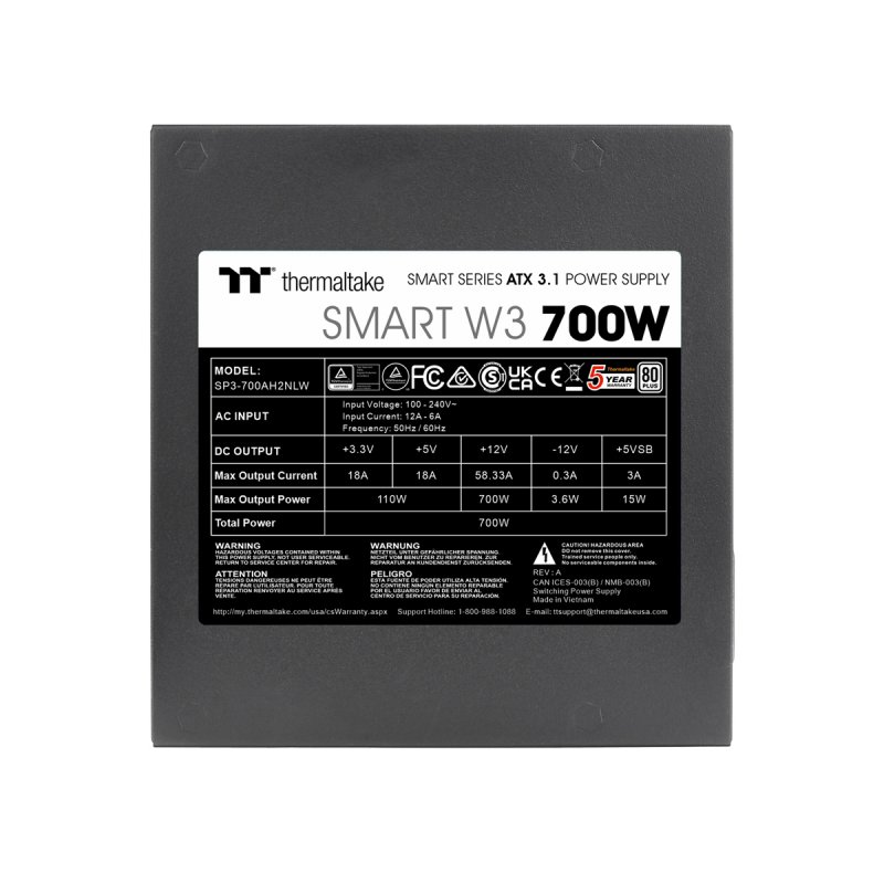 700W Thermaltake Smart W3