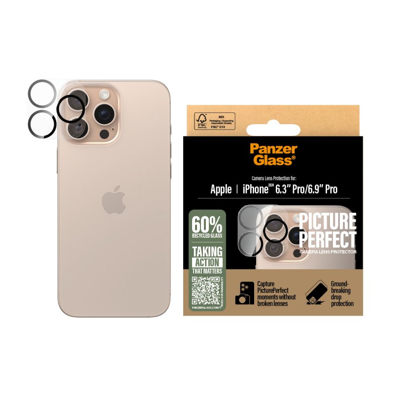 PanzerGlass PicturePerfect Lens Protector iPhone 16 Pro | 16 Pro Max