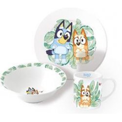 Stor - 3-Piece Ceramic Gift Set - Bluey (88055)