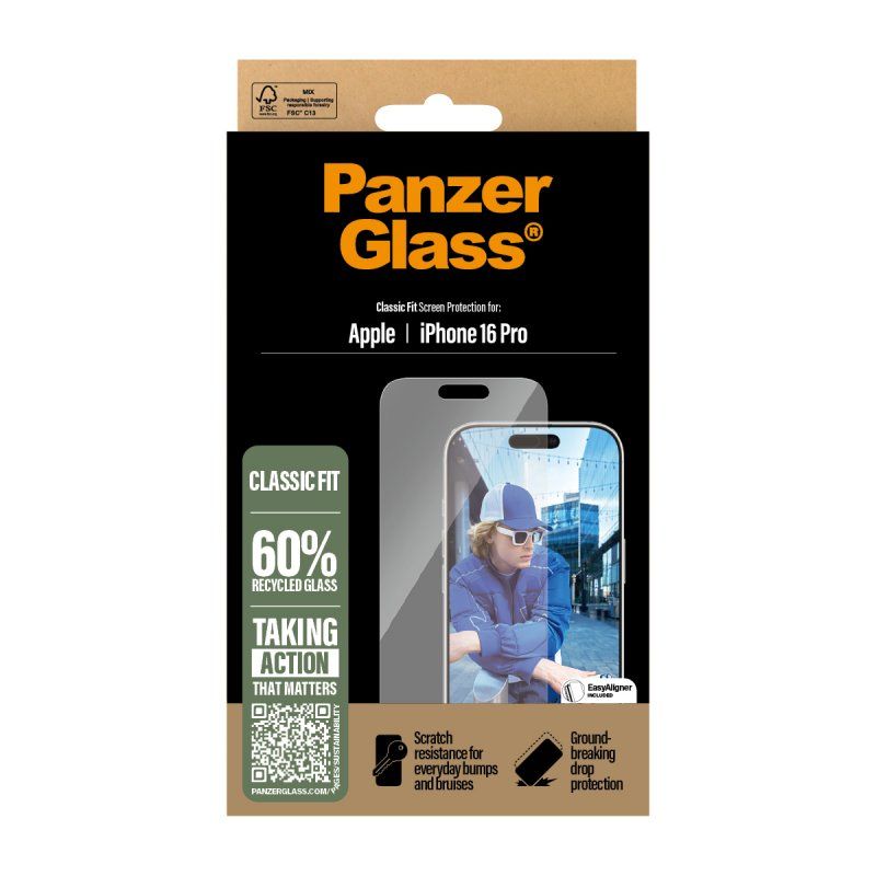 PanzerGlass PG Scrn iPhone 16P 6.3Inch Classic Fit