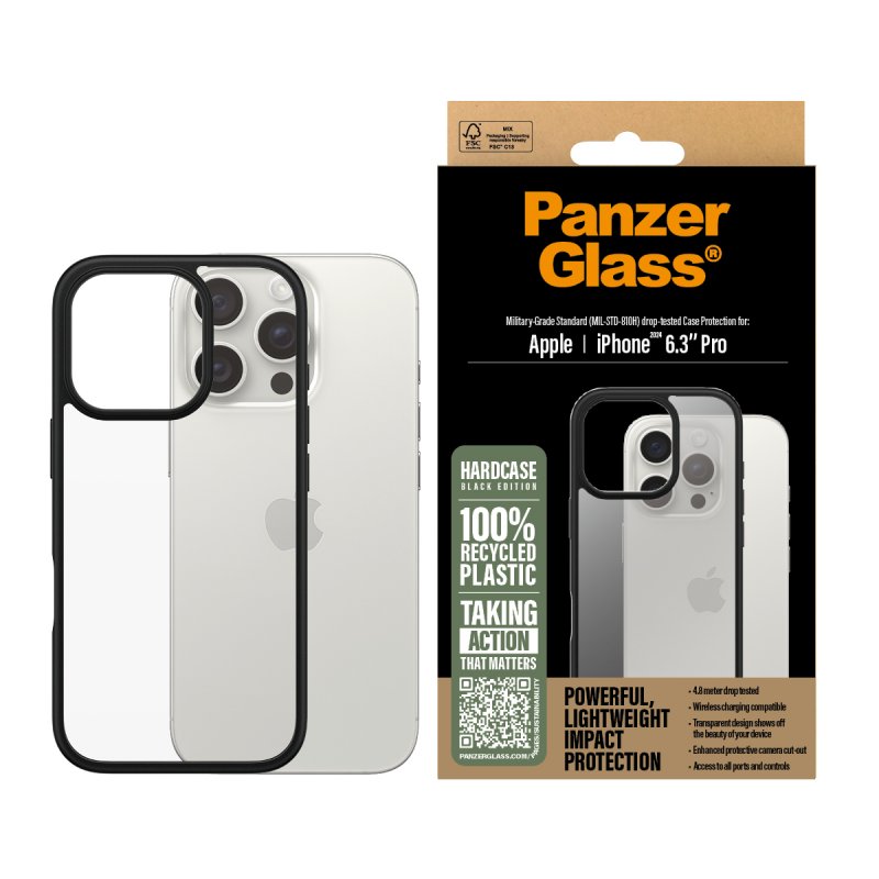 PanzerGlass HardCase Black iPhone 16 Pro