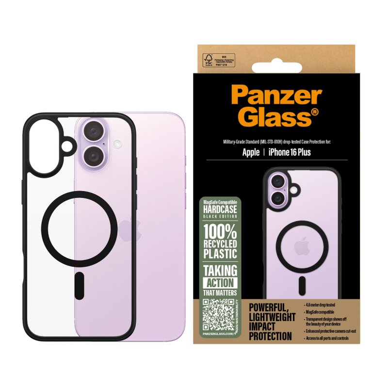 PanzerGlass - HardCase MagSafe - iPhone 16 Plus - Black