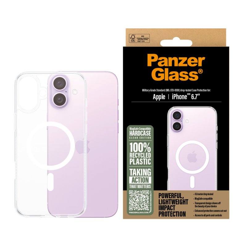 PanzerGlass - HardCase MagSafe - iPhone 16 Plus - White