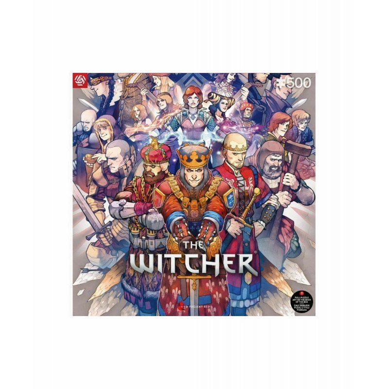 STOCKJBE2 - Good Loot - Gaming Puzzle: The Witcher Northern Realms (500 pieces)