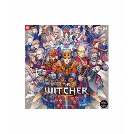 STOCKJBE1 - Good Loot - Gaming Puzzle: The Witcher Northern Realms (500 pieces)