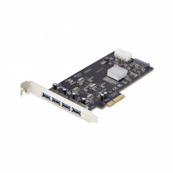CARTE PCIE USB A 4 PORTS 5GBPS CARTE D EXTENSION 4X USB-A